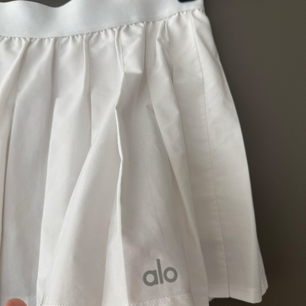 NWOT Alo Yoga Varsity Tennis Skirt Size XS - Picture 7 of 8